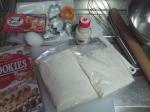 メープルクッキーの材料と道具