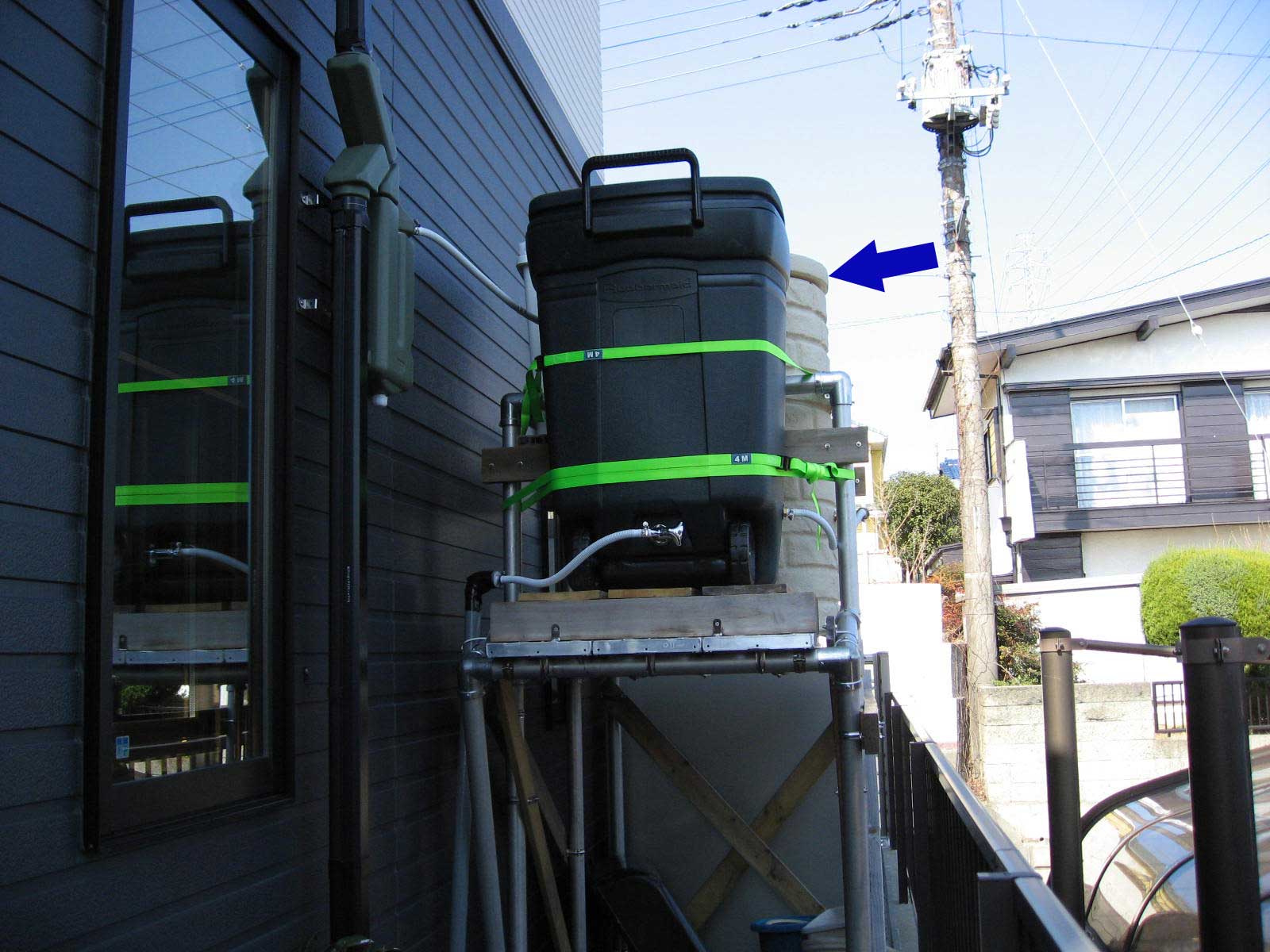 簡易ろ過式 雨水タンクを設置しました 6 7 茨城のコンセプトハウス Concept House Of Ibaraki