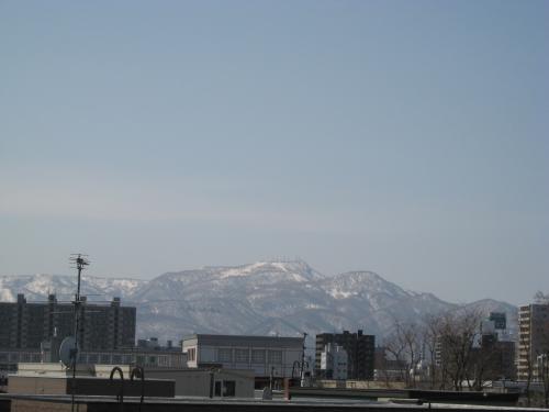 昨日2008/4/9日の札幌手稲山