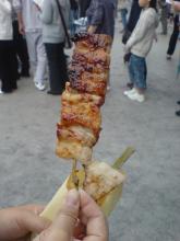 ぶた肉のスタミナ串焼き