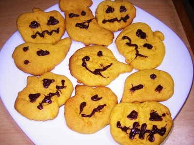 ハロウィンかぼちゃクッキー