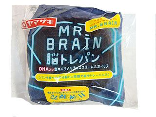 MR.BRAIN脳トレパン　DHA入り塩キャラメルチョコクリーム＆ホイップ　ヤマザキ