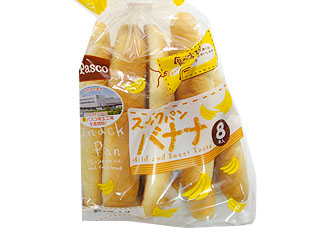 スナックパン　バナナ　8本入　敷島製パン