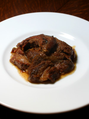 Filetto di bue al Marsala　牛肉のマルサラ煮込み
