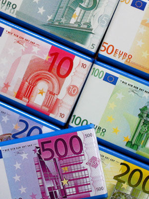 Euro　ユーロ紙幣チョコ