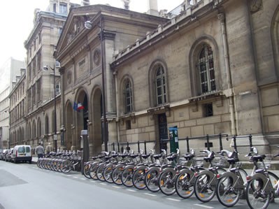 パリのレンタル自転車