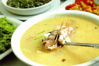 虎頭魚のスープ