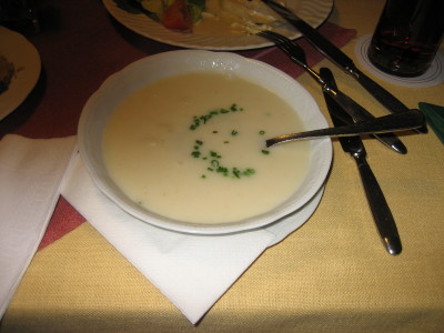 アスパラガスのクリームスープ