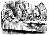 ジョン・テニエルの挿絵「アリスのお茶会」（1865年）